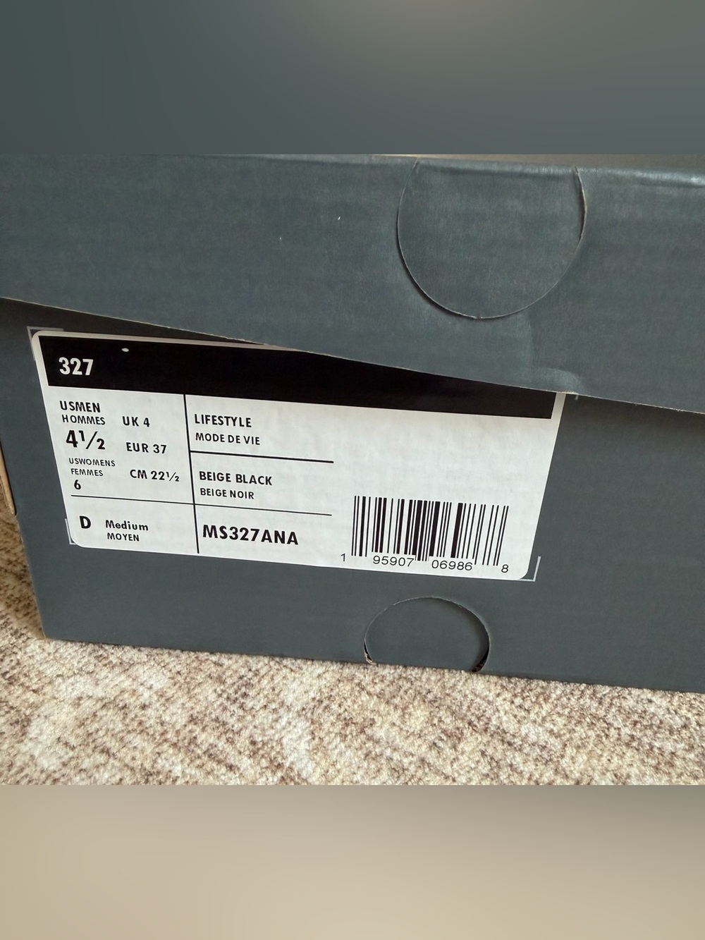 NIB New Balance Women’s 327 Leopard Print Sneakers Size 6 - Picture 13 of 14